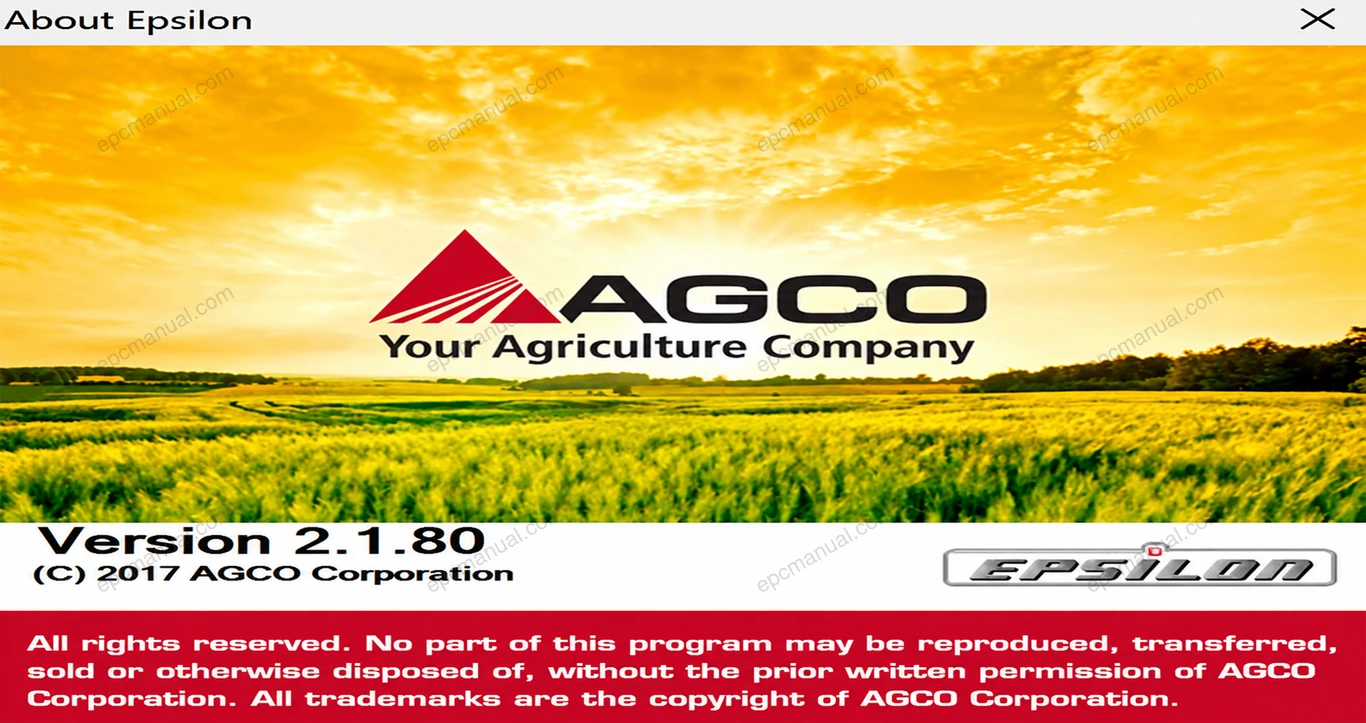 AGCO AGRICULTURAL ALL DATABASE (EU UK) 2.1.80 screenshot 5