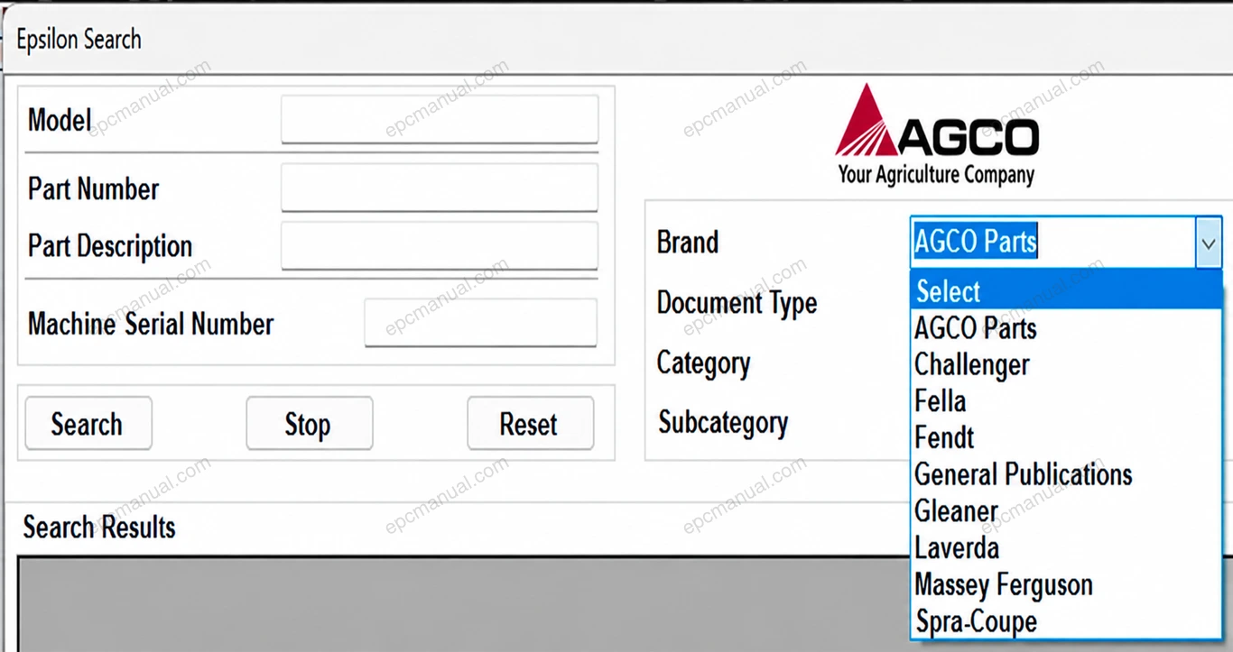 AGCO AGRICULTURAL ALL DATABASE (EU UK) 2.1.80 screenshot 6
