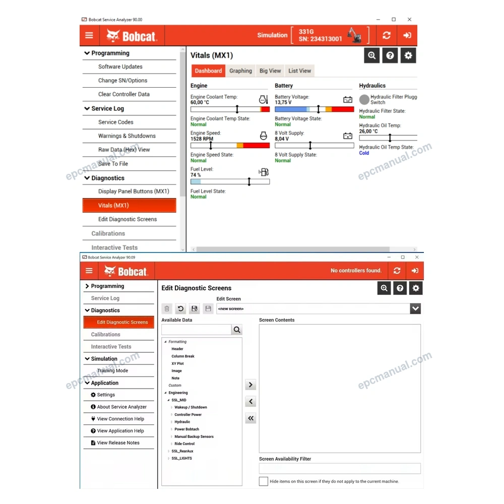 AGCO SERVICE ANALYZER 90.14 screenshot 8