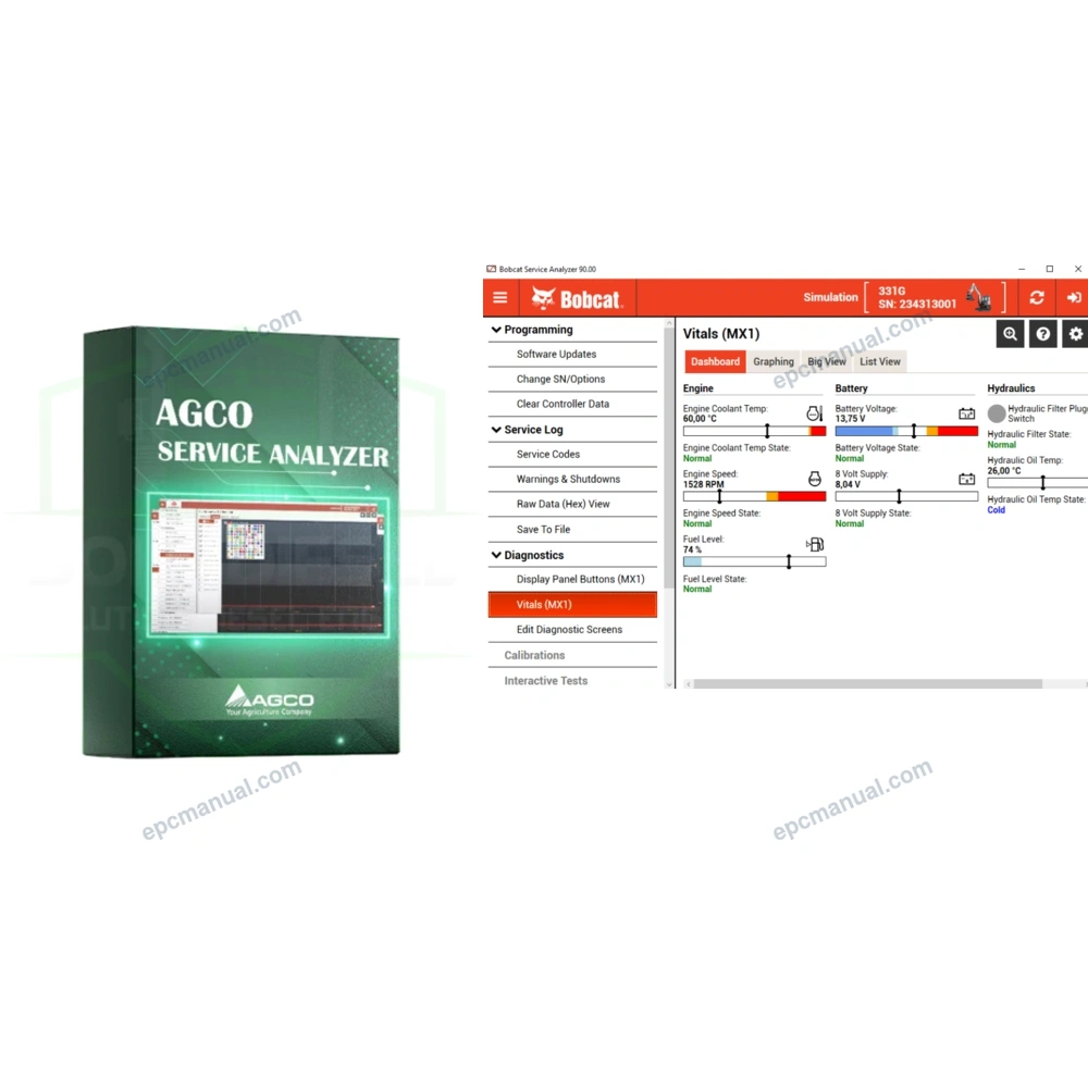 AGCO SERVICE ANALYZER 90.14 screenshot 9