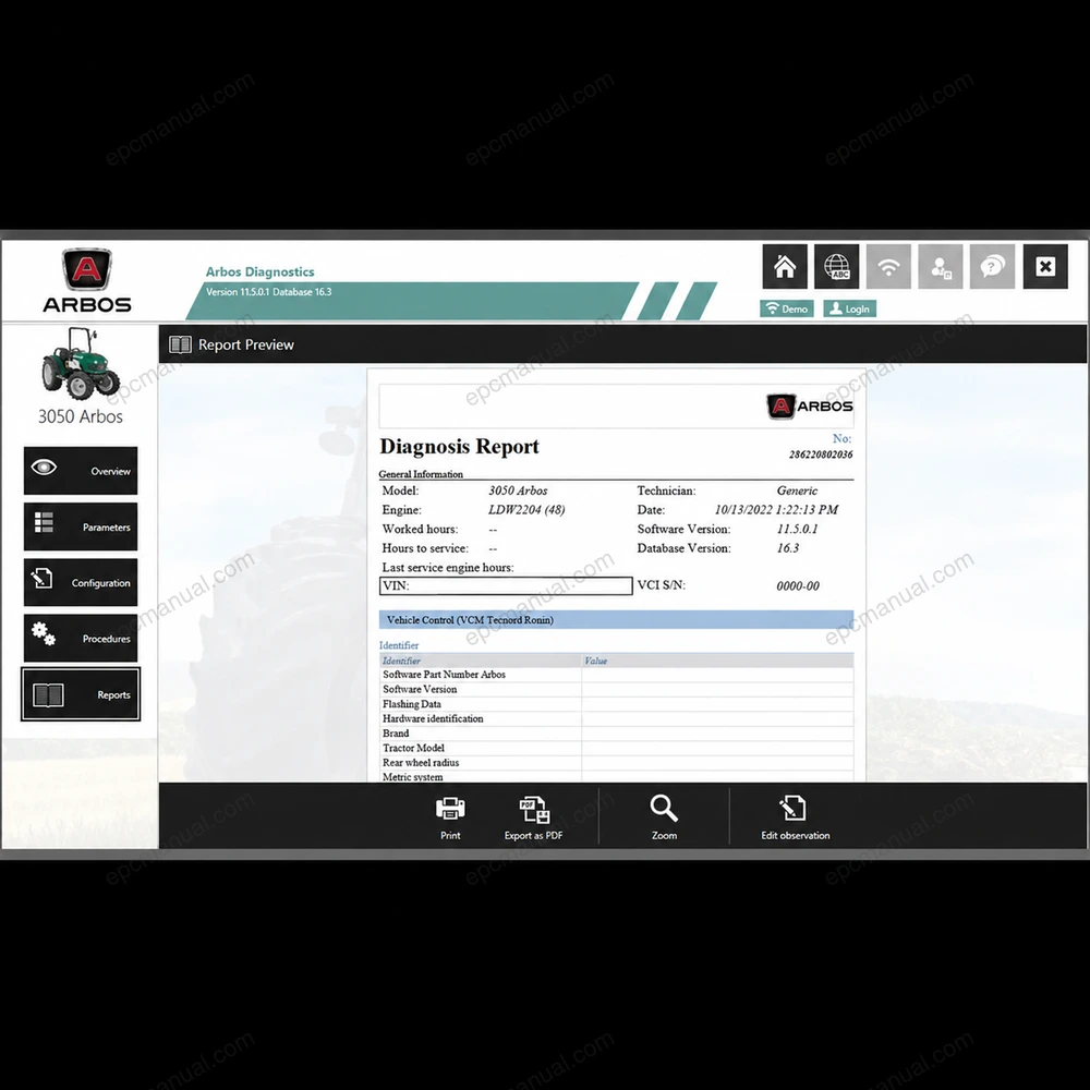 ARBOS DIAGNOSTICS 1.15.0.1 screenshot 9