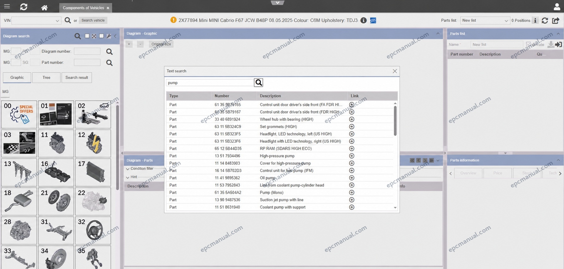 BMW ETK EPC Online Parts Catalog