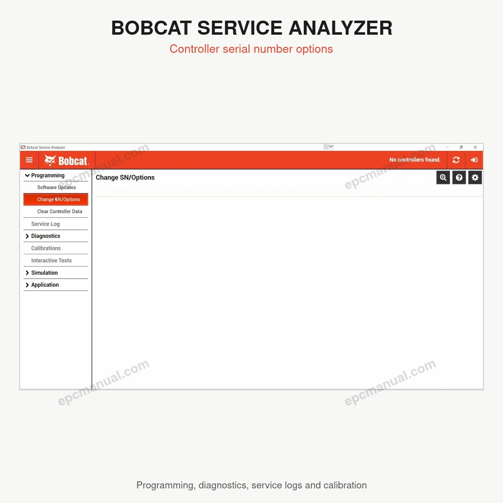 BOBCAT SERVICE ANALYZER 92.10 screenshot 5