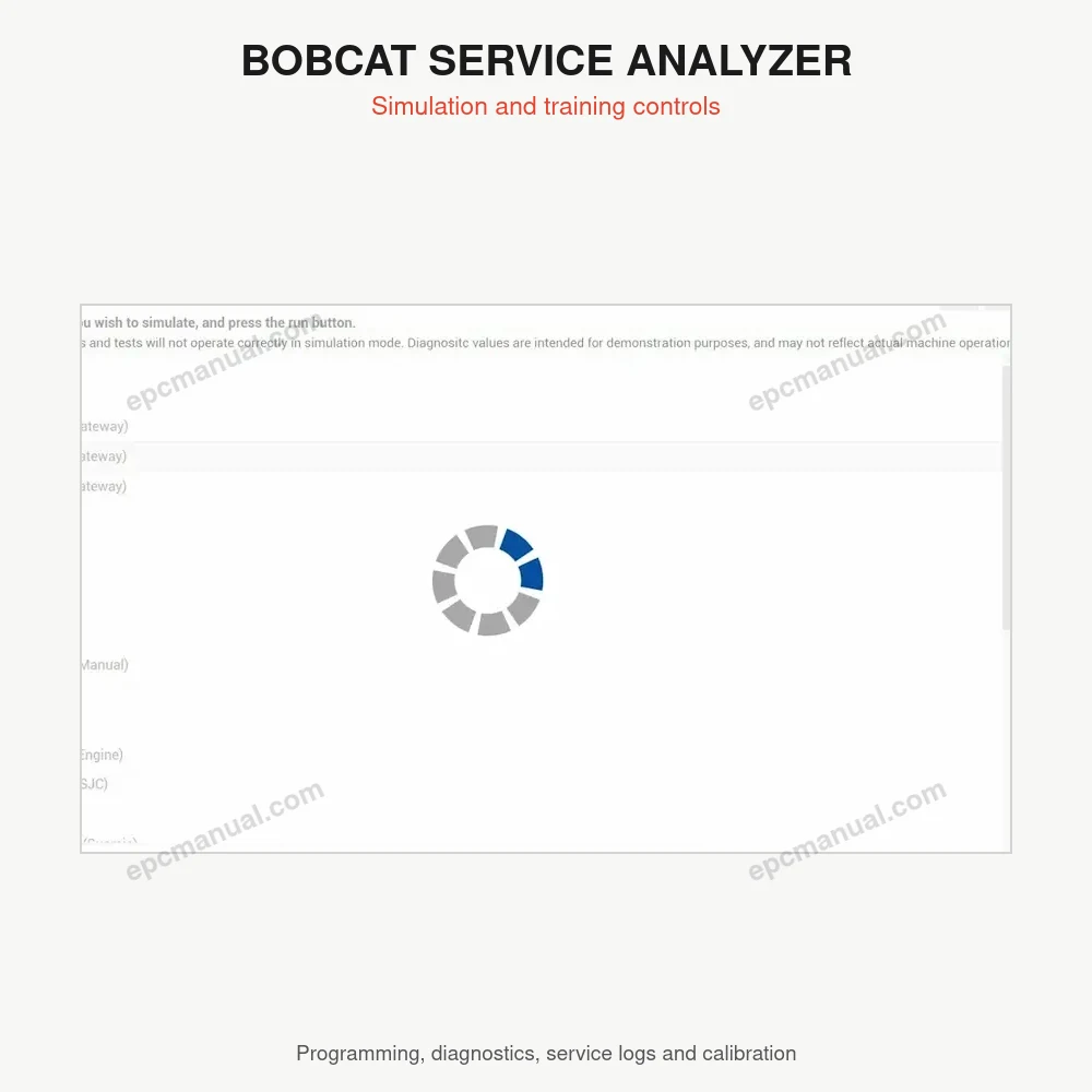 BOBCAT SERVICE ANALYZER 92.10 screenshot 9