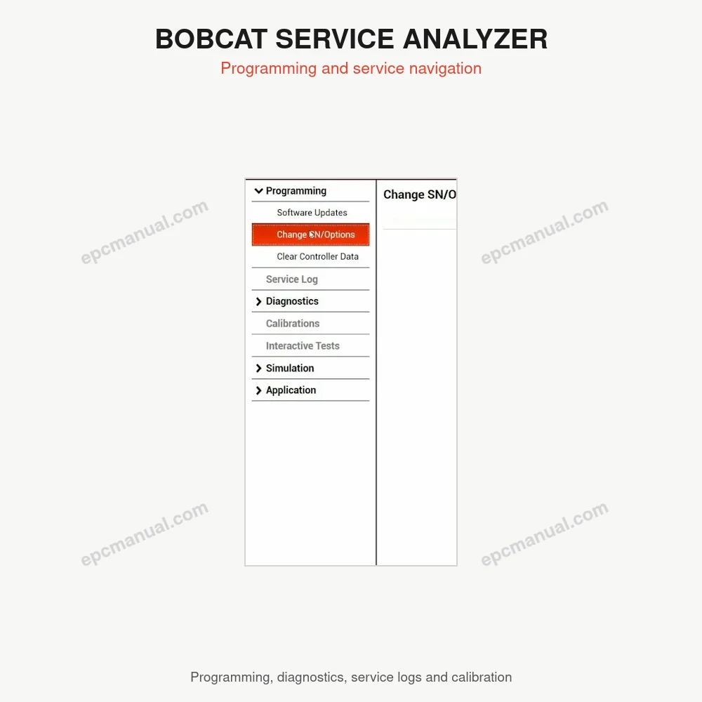 BOBCAT SERVICE ANALYZER 92.10 screenshot 11
