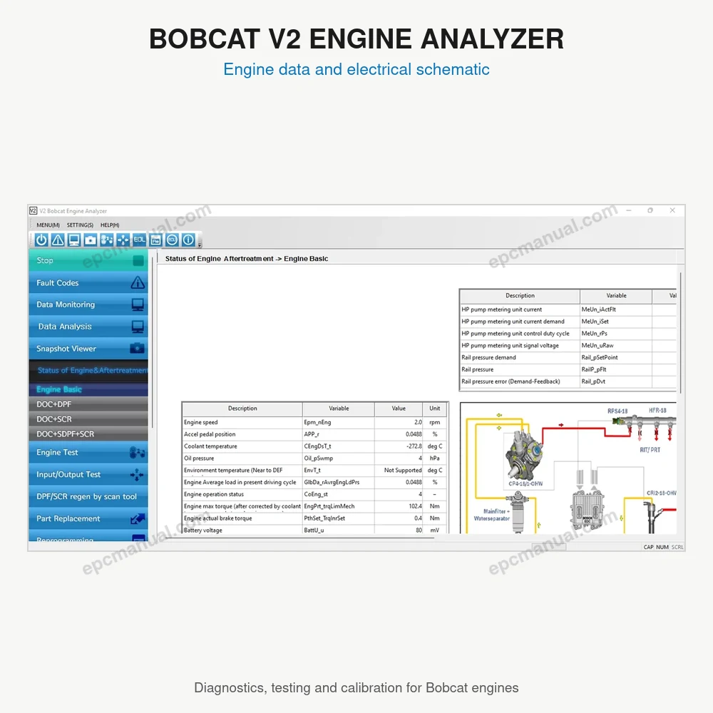BOBCAT V2 ENGINE ANALYZER 01.40 screenshot 3