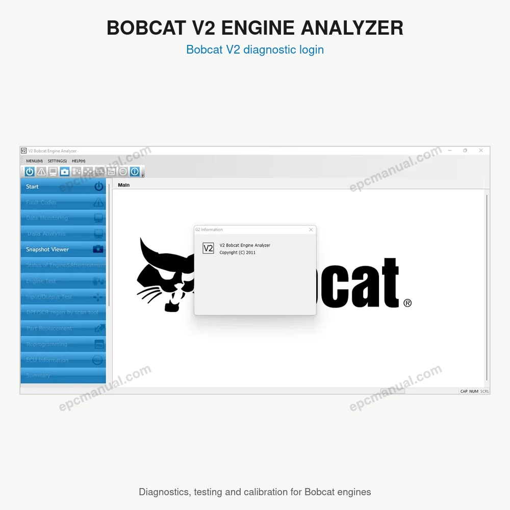 BOBCAT V2 ENGINE ANALYZER 01.40 screenshot 4