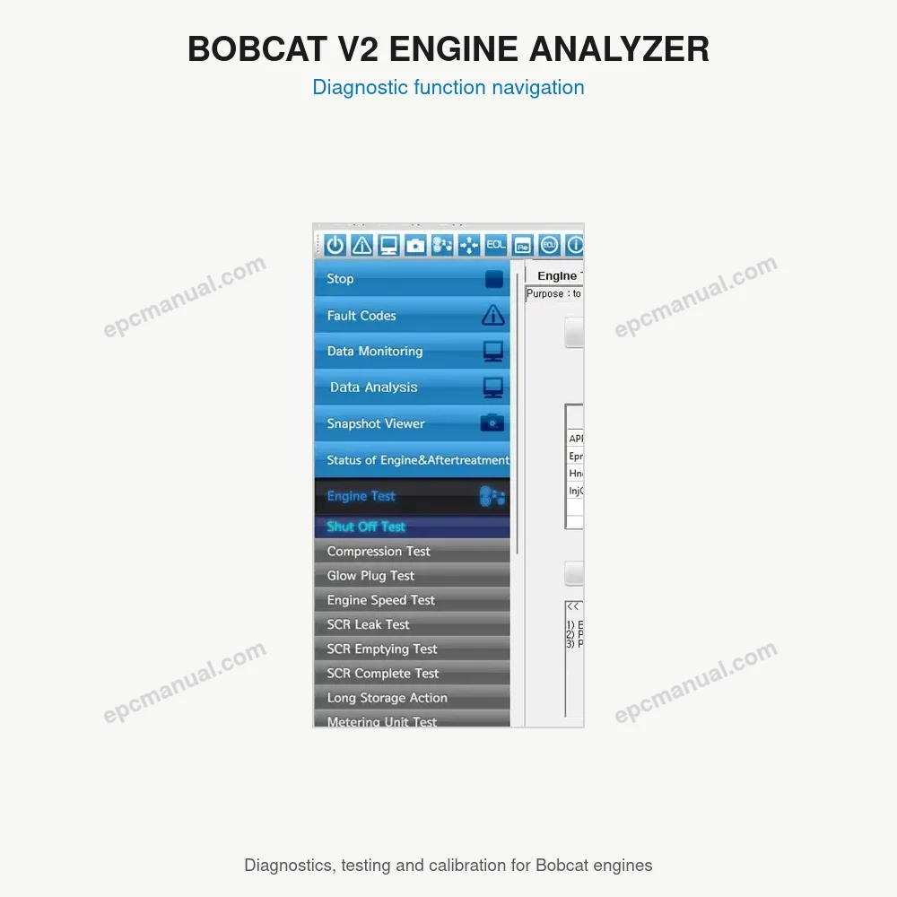 BOBCAT V2 ENGINE ANALYZER 01.40 screenshot 5