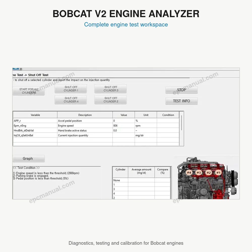 BOBCAT V2 ENGINE ANALYZER 01.40 screenshot 10