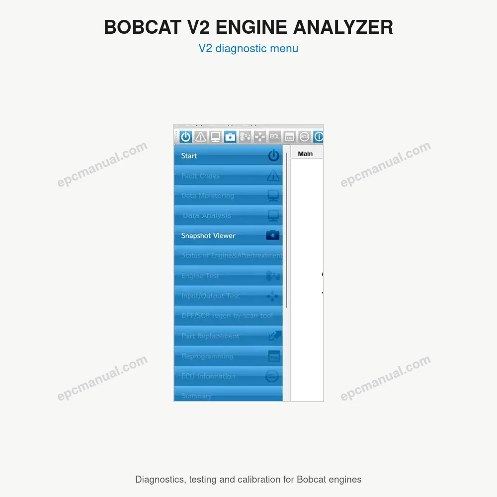 BOBCAT V2 ENGINE ANALYZER 01.40 screenshot 17