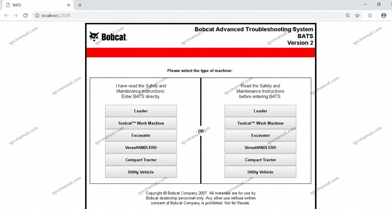 Bobcat BATS Advanced Troubleshooting System - Image 2