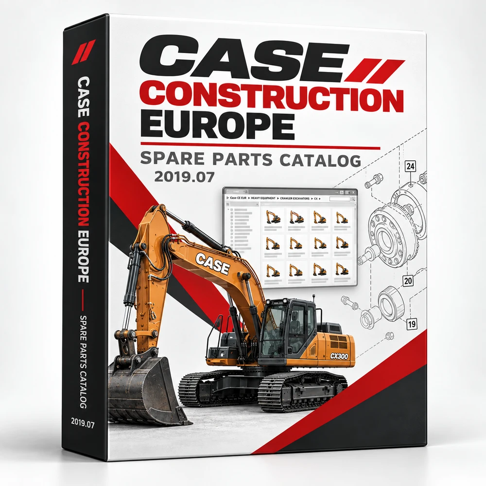 CASE CONSTRUCTION EUROPE SPARE PARTS CATALOG 2019.07