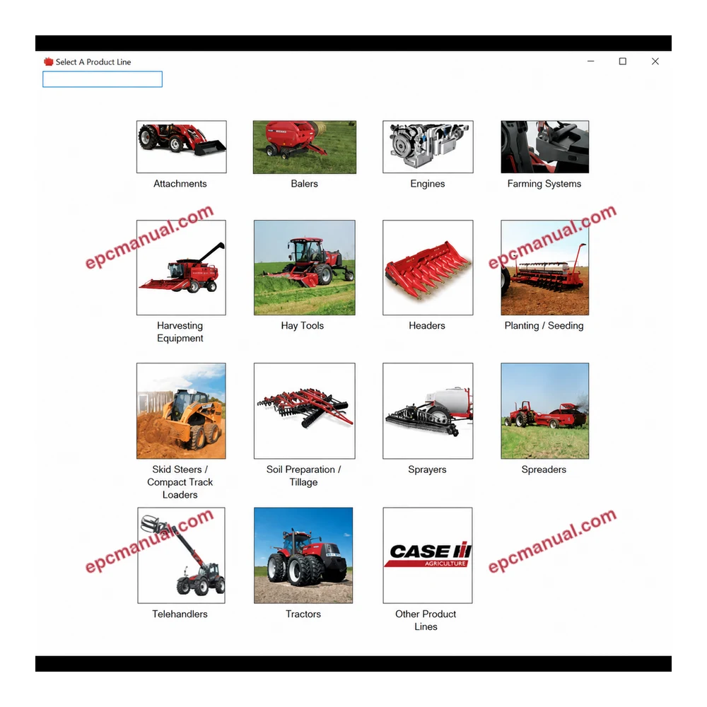 CASE IH TECHNICAL PUBLICATIONS PDF LIBRARY 2017.09 screenshot 3