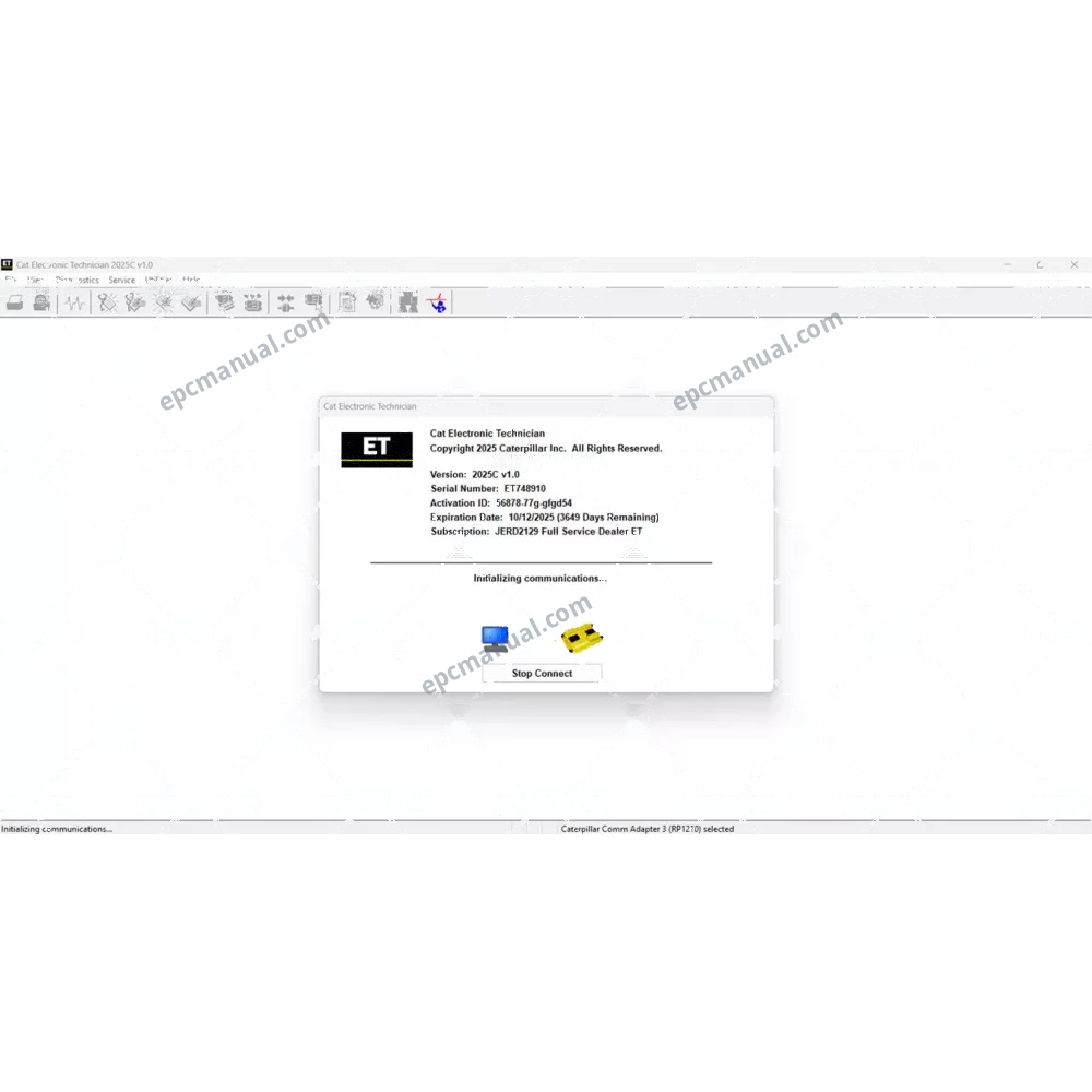 CAT ET 2025C screenshot 2