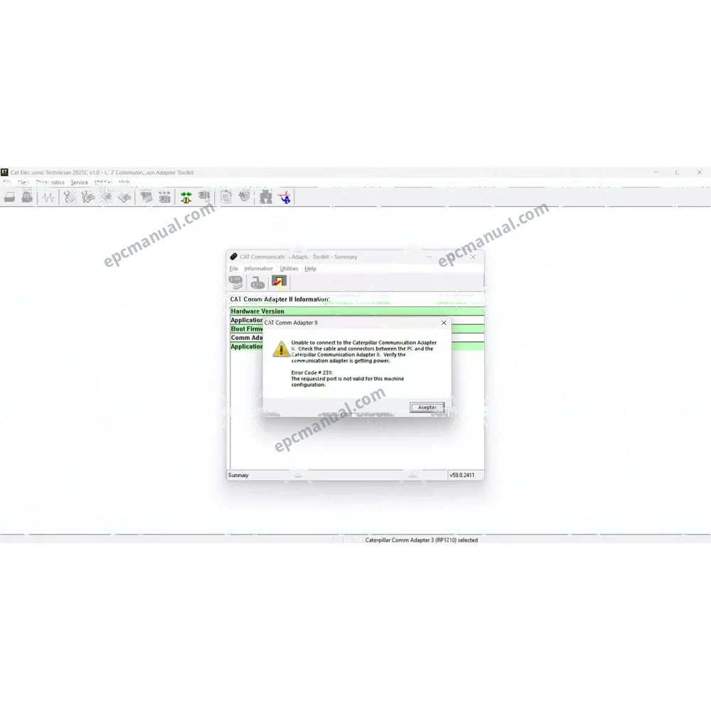 CAT ET 2025C screenshot 8