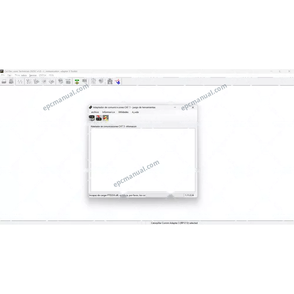 CAT ET 2025C screenshot 10