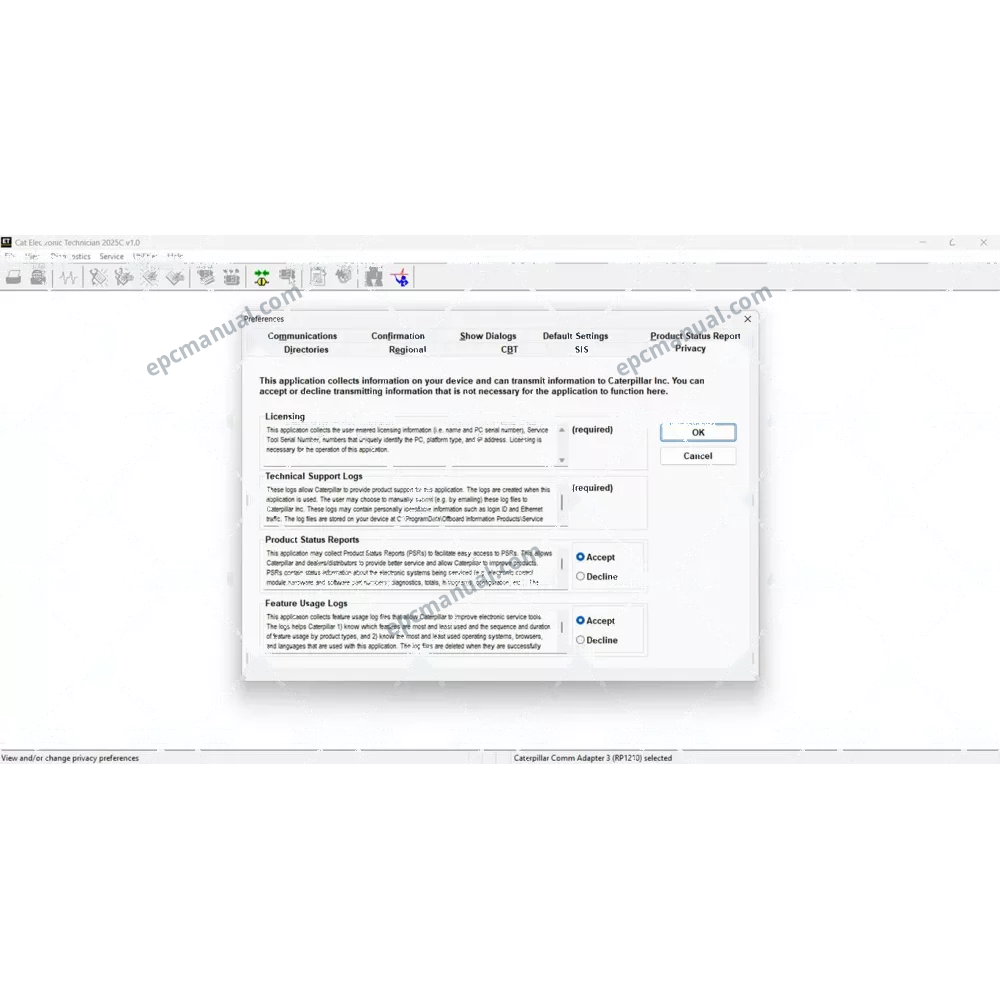 CAT ET 2025C screenshot 22