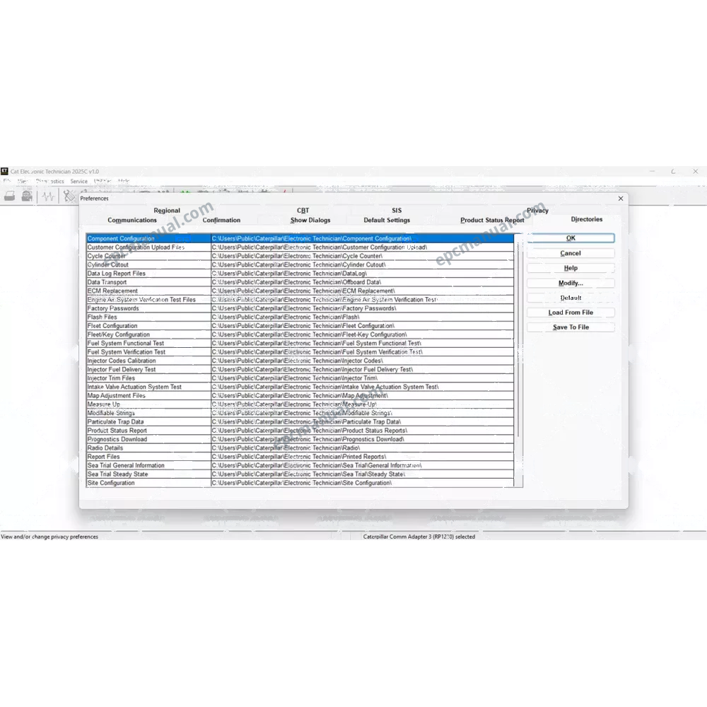 CAT ET 2025C screenshot 23