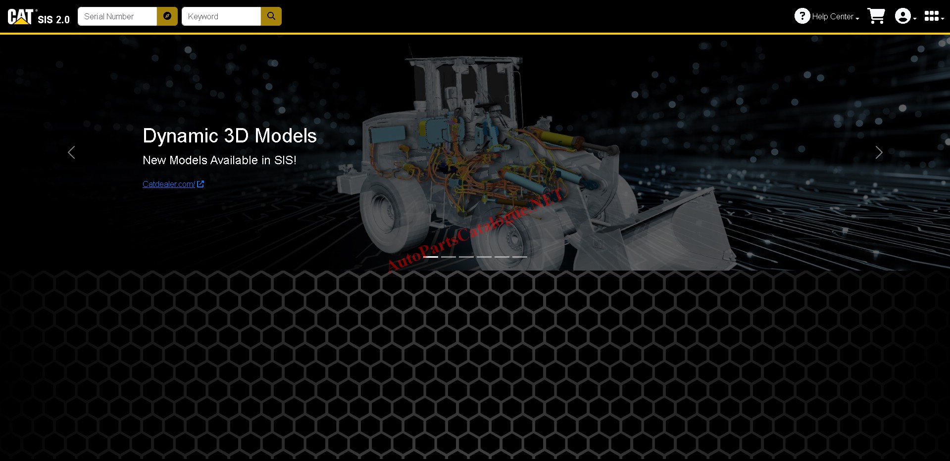 Caterpillar SIS 2.0 Online CAT SIS 2.0 screenshot 2