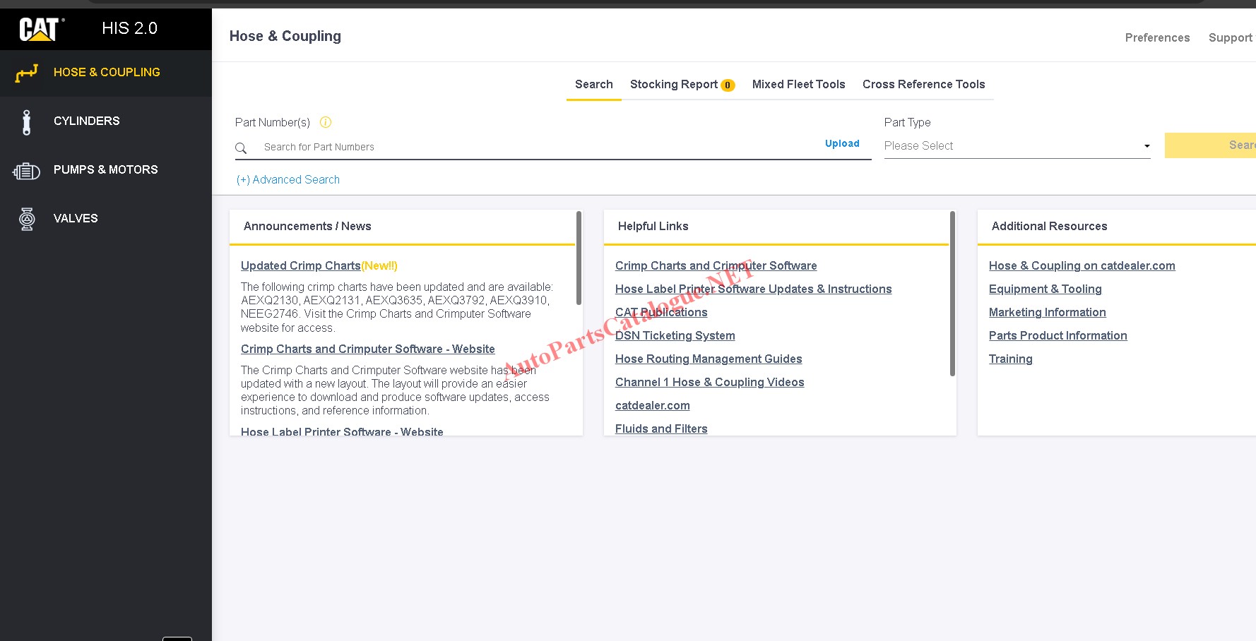 Caterpillar SIS 2.0 Online CAT SIS 2.0 screenshot 8
