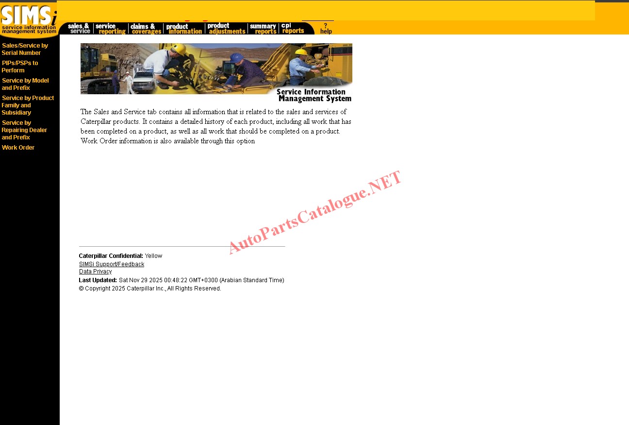Caterpillar SIS 2.0 Online CAT SIS 2.0 screenshot 10