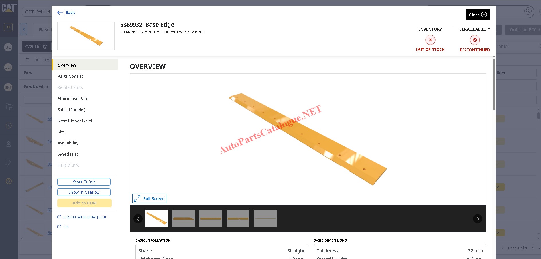 Caterpillar SIS 2.0 Online CAT SIS 2.0 screenshot 12
