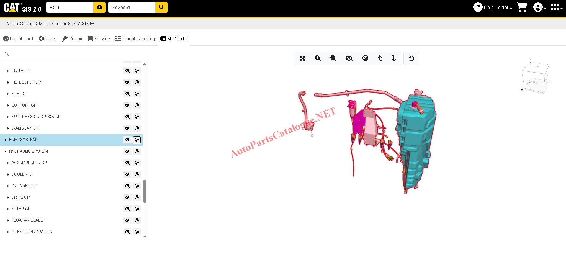 Caterpillar SIS 2.0 Online CAT SIS 2.0 screenshot 17