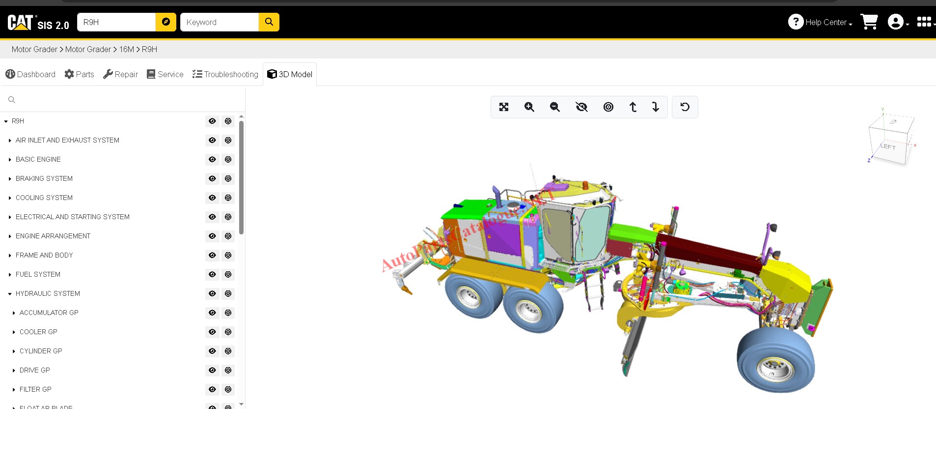 Caterpillar SIS 2.0 Online CAT SIS 2.0 screenshot 19