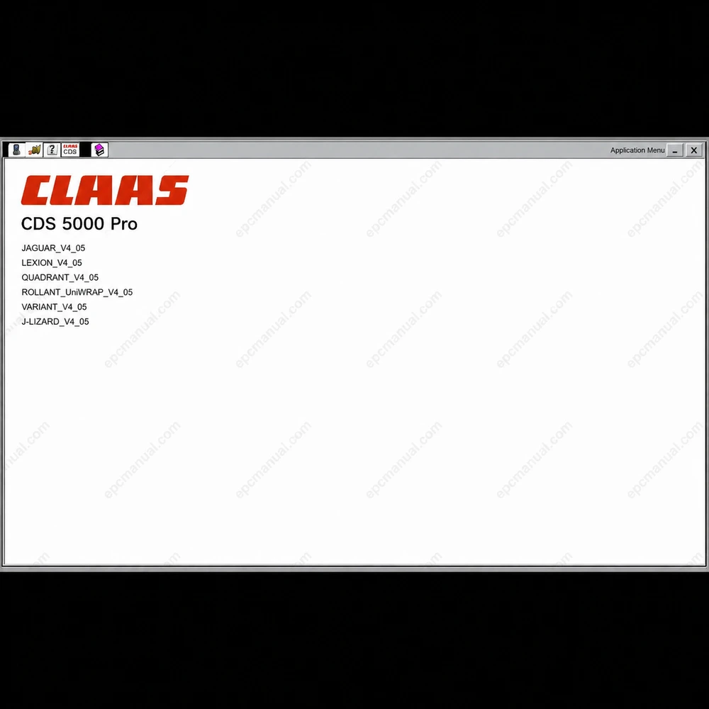CLAAS DIAGNOSTIC SYSTEM 5000 screenshot 4