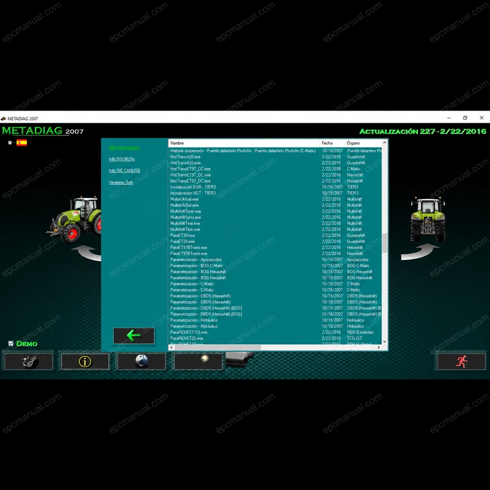 CLAAS METADIAG 227 screenshot 9