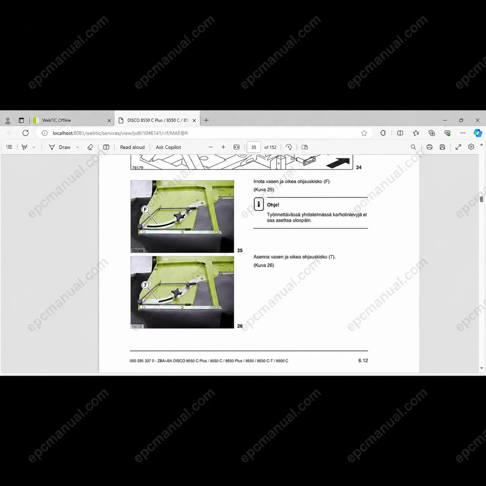 CLAAS WEBTIC OFFLINE FINNISH 4.4.94 screenshot 6
