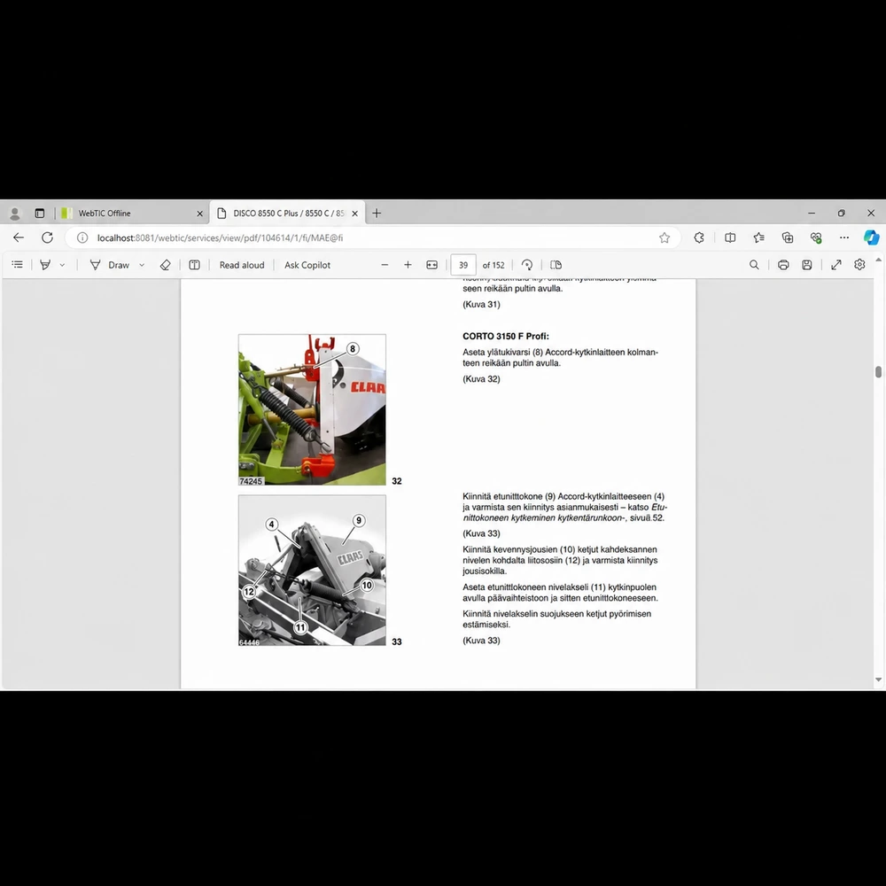 CLAAS WEBTIC OFFLINE FINNISH 4.4.94 screenshot 8