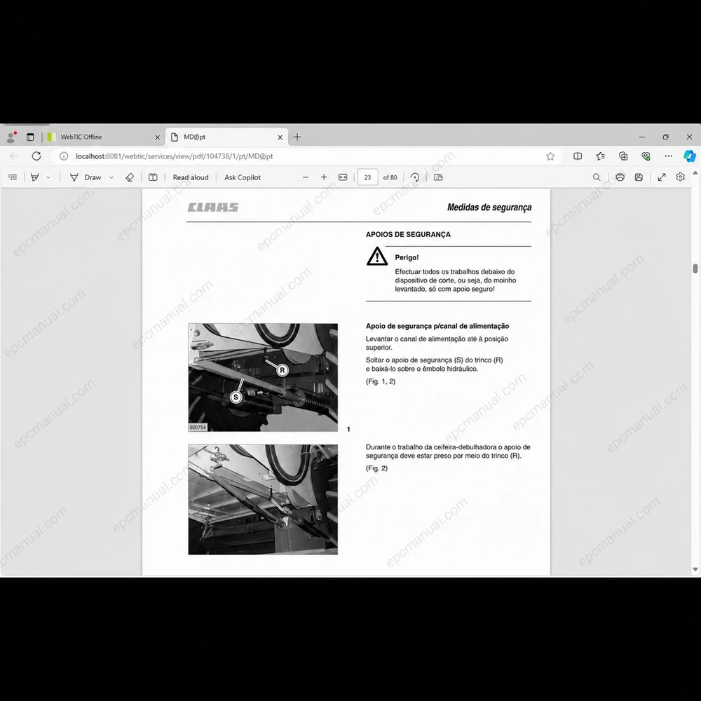CLAAS WEBTIC OFFLINE PORTUGUESE 4.4.94 screenshot 6