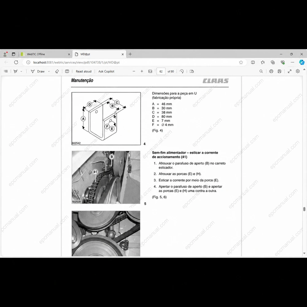 CLAAS WEBTIC OFFLINE PORTUGUESE 4.4.94 screenshot 8