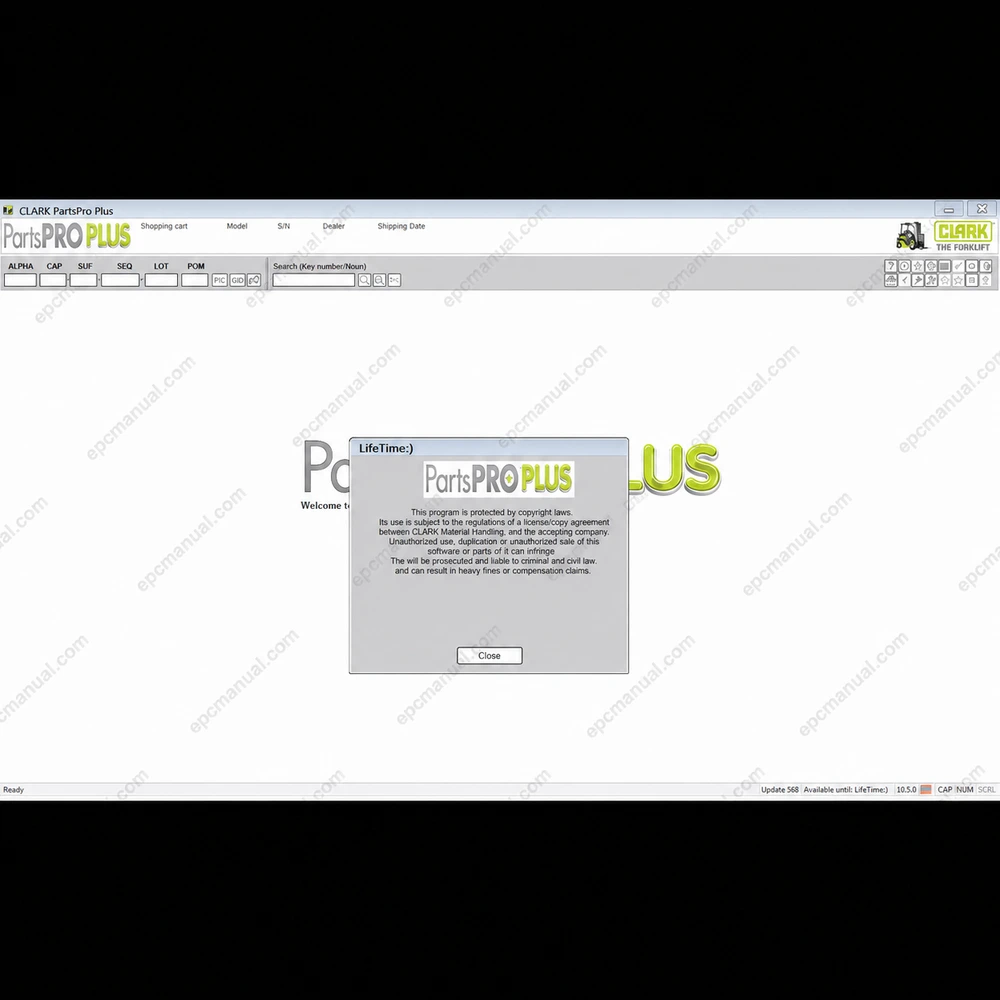 CLARK FORKLIFT PARTS PRO PLUS 568 screenshot 7
