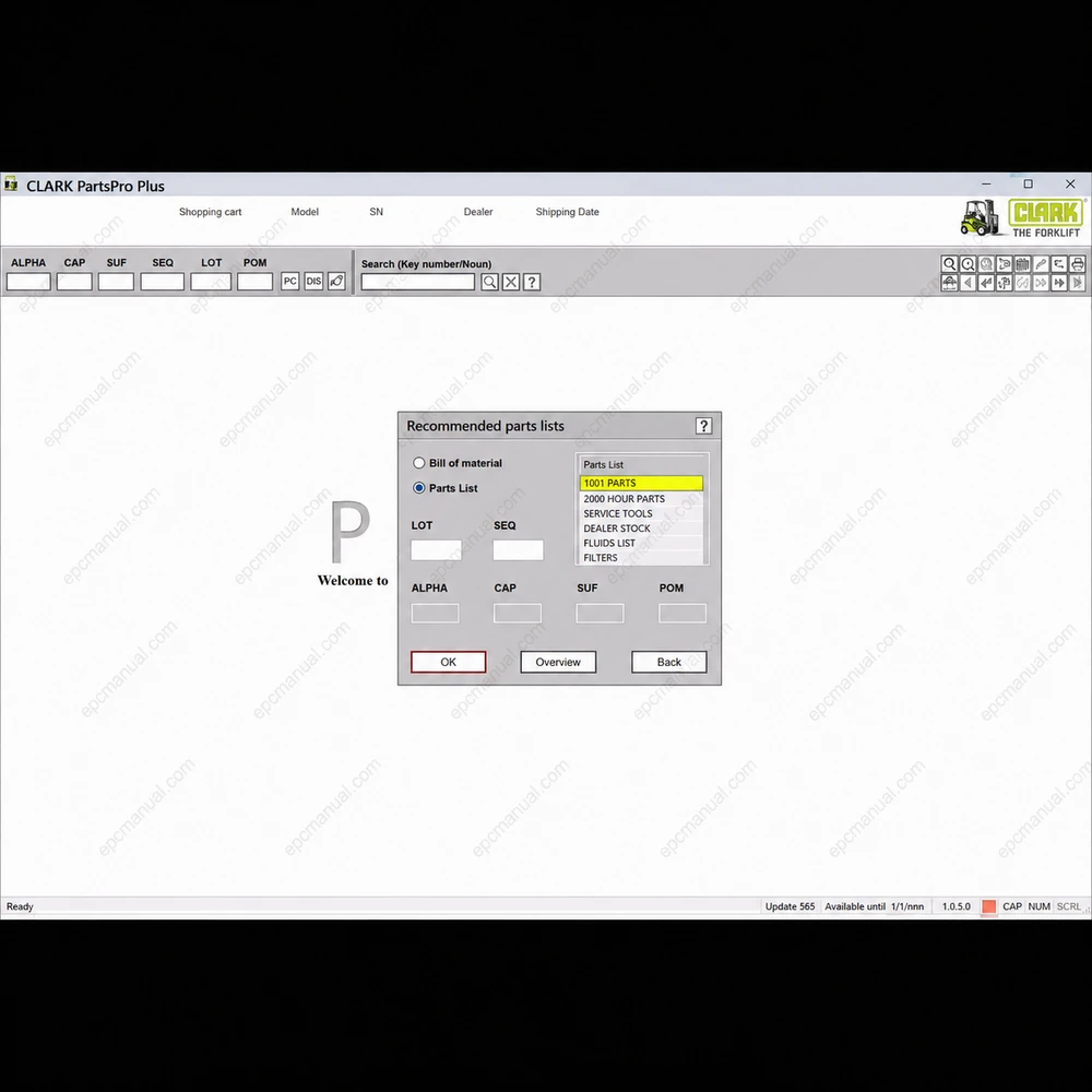 CLARK FORKLIFT PARTS PRO PLUS 568 screenshot 8