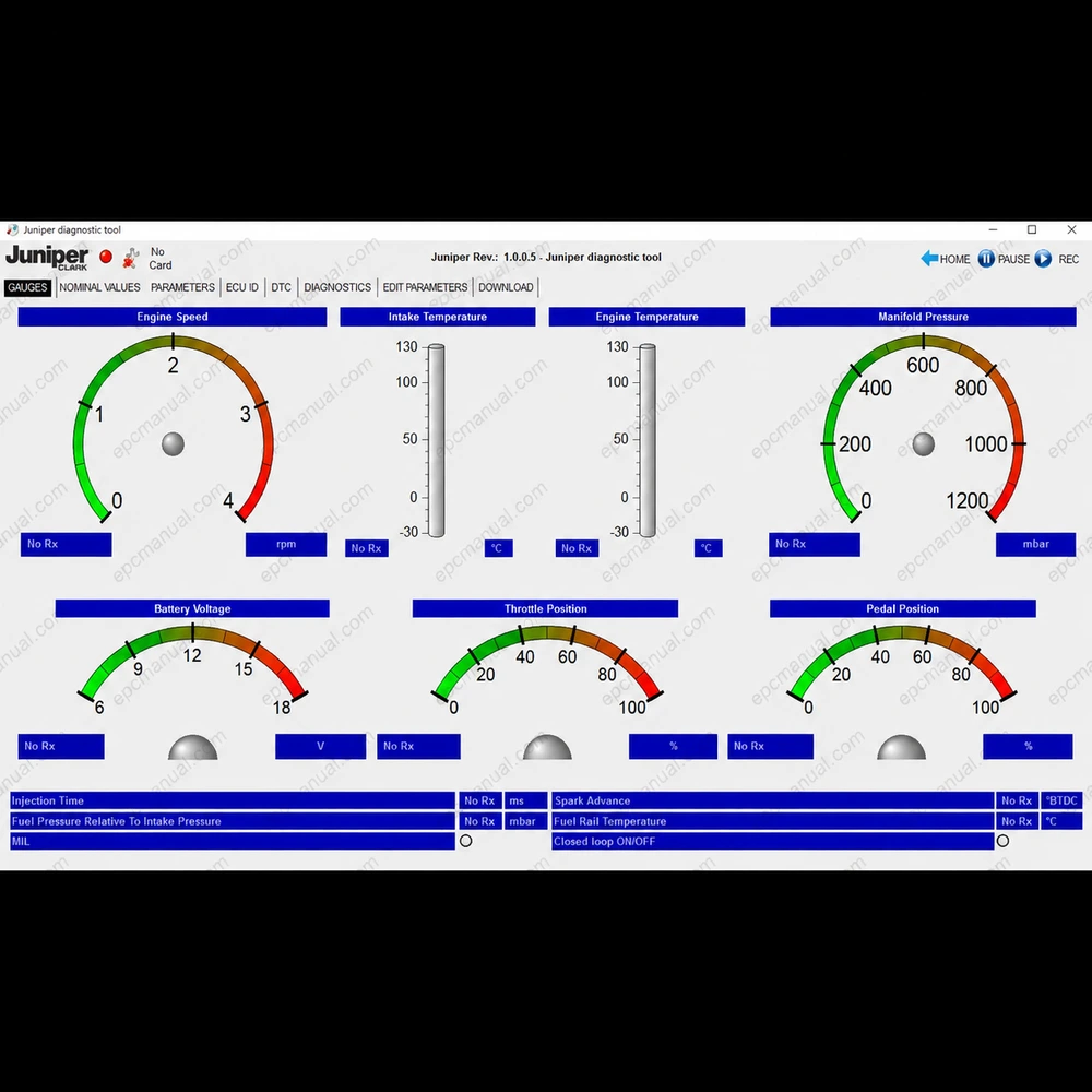 CLARK JUNIPER DIAGNOSTIC TOOL 1.0.0.5 screenshot 2