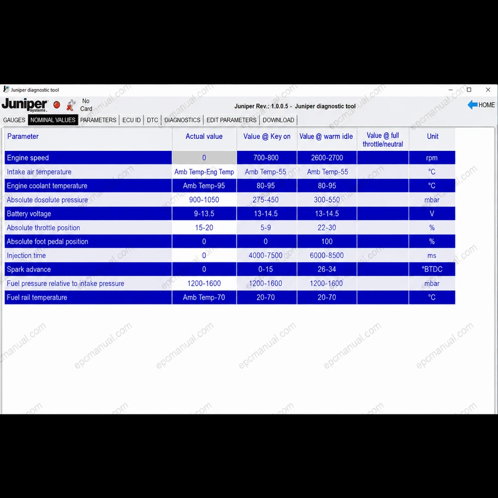 CLARK JUNIPER DIAGNOSTIC TOOL 1.0.0.5 screenshot 3