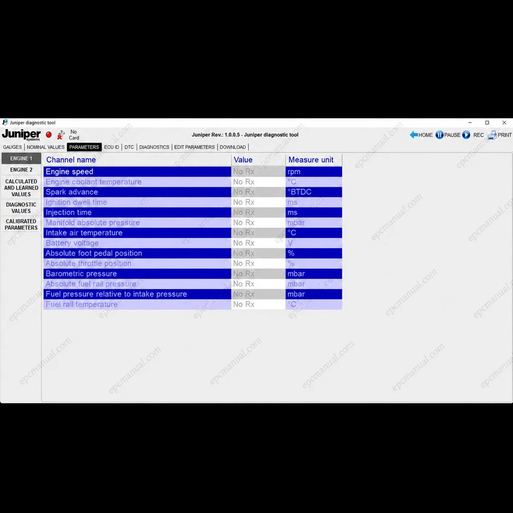 CLARK JUNIPER DIAGNOSTIC TOOL 1.0.0.5 screenshot 4