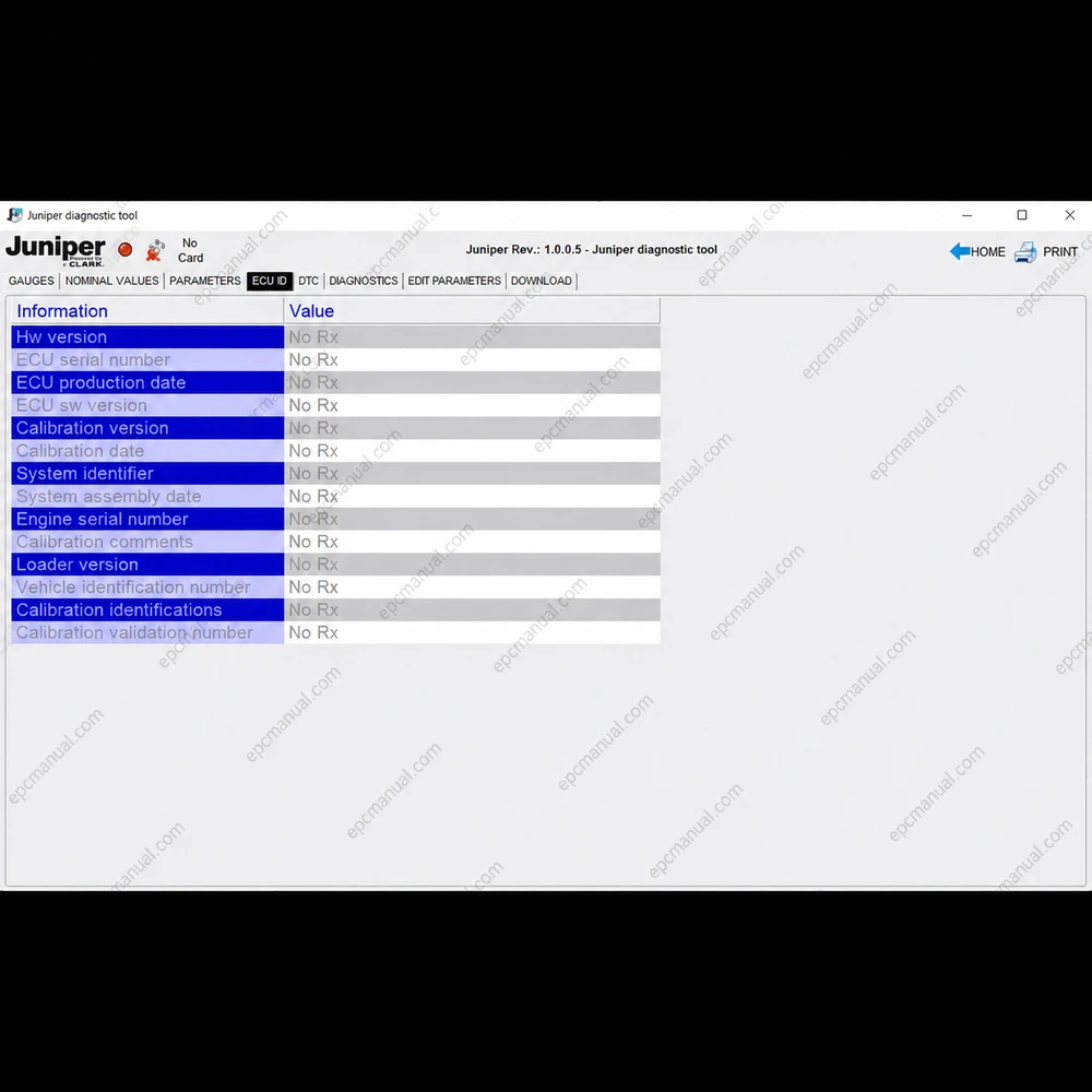 CLARK JUNIPER DIAGNOSTIC TOOL 1.0.0.5 screenshot 6