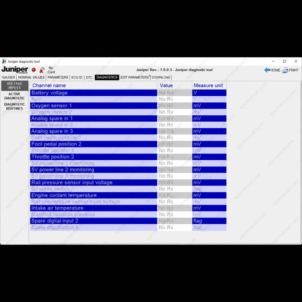 CLARK JUNIPER DIAGNOSTIC TOOL 1.0.0.5 screenshot 8