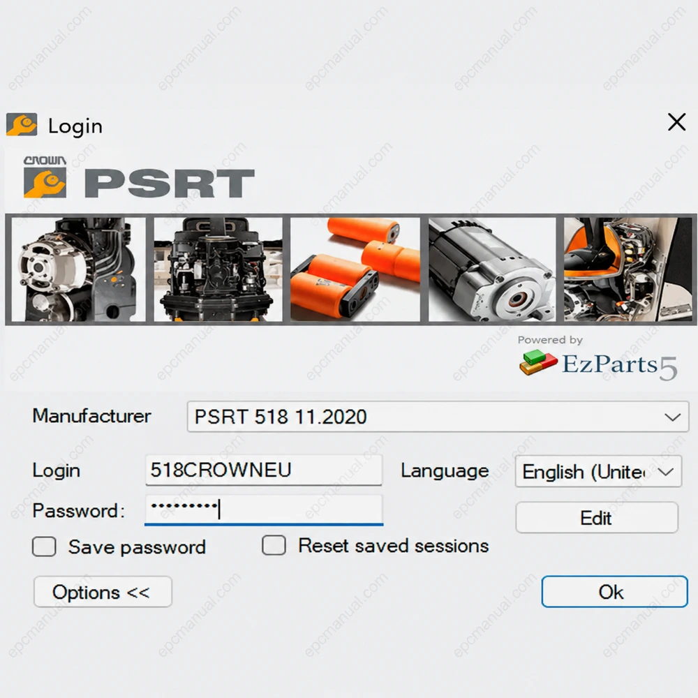 CROWN FORKLIFT PARTS AND SERVICE RESOURCE TOOL 5.0.3.182 screenshot 2