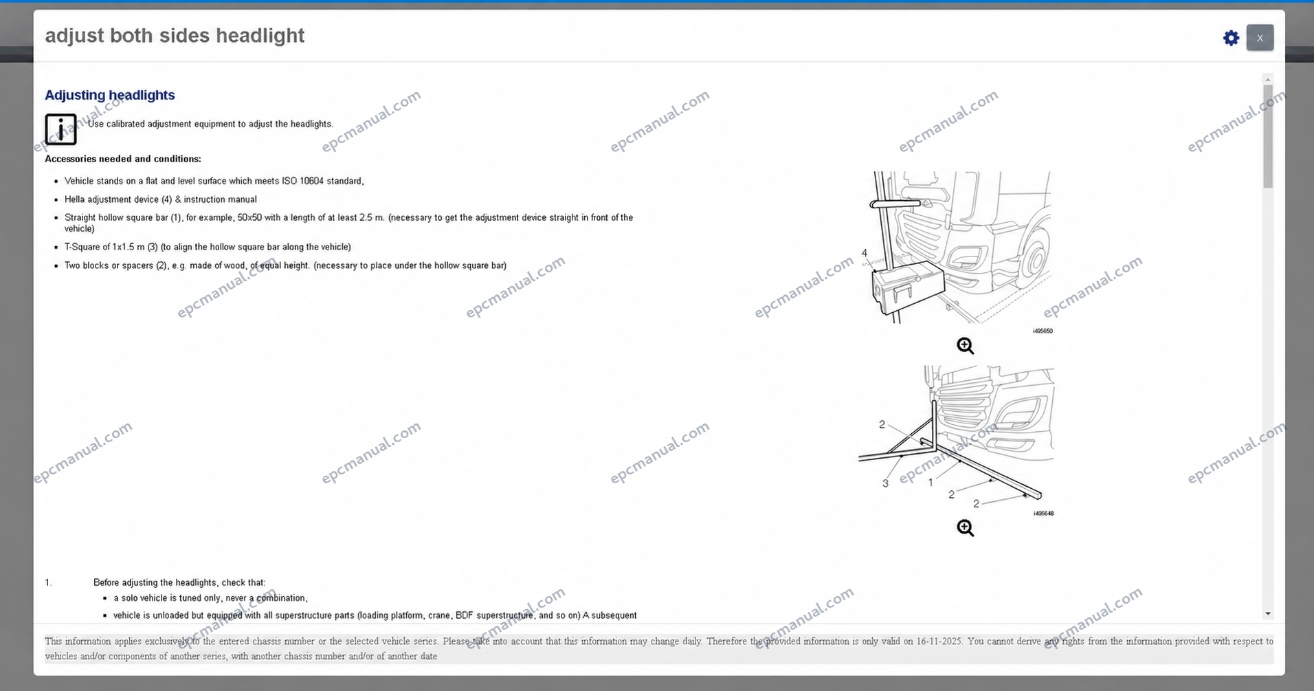 DAF Rapido RMI EPC Online Parts Catalog & Service Information