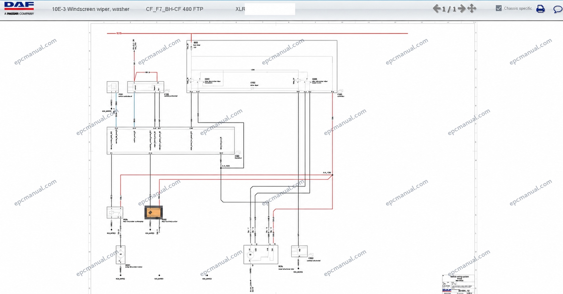 DAF Rapido RMI EPC Online Parts Catalog & Service Information