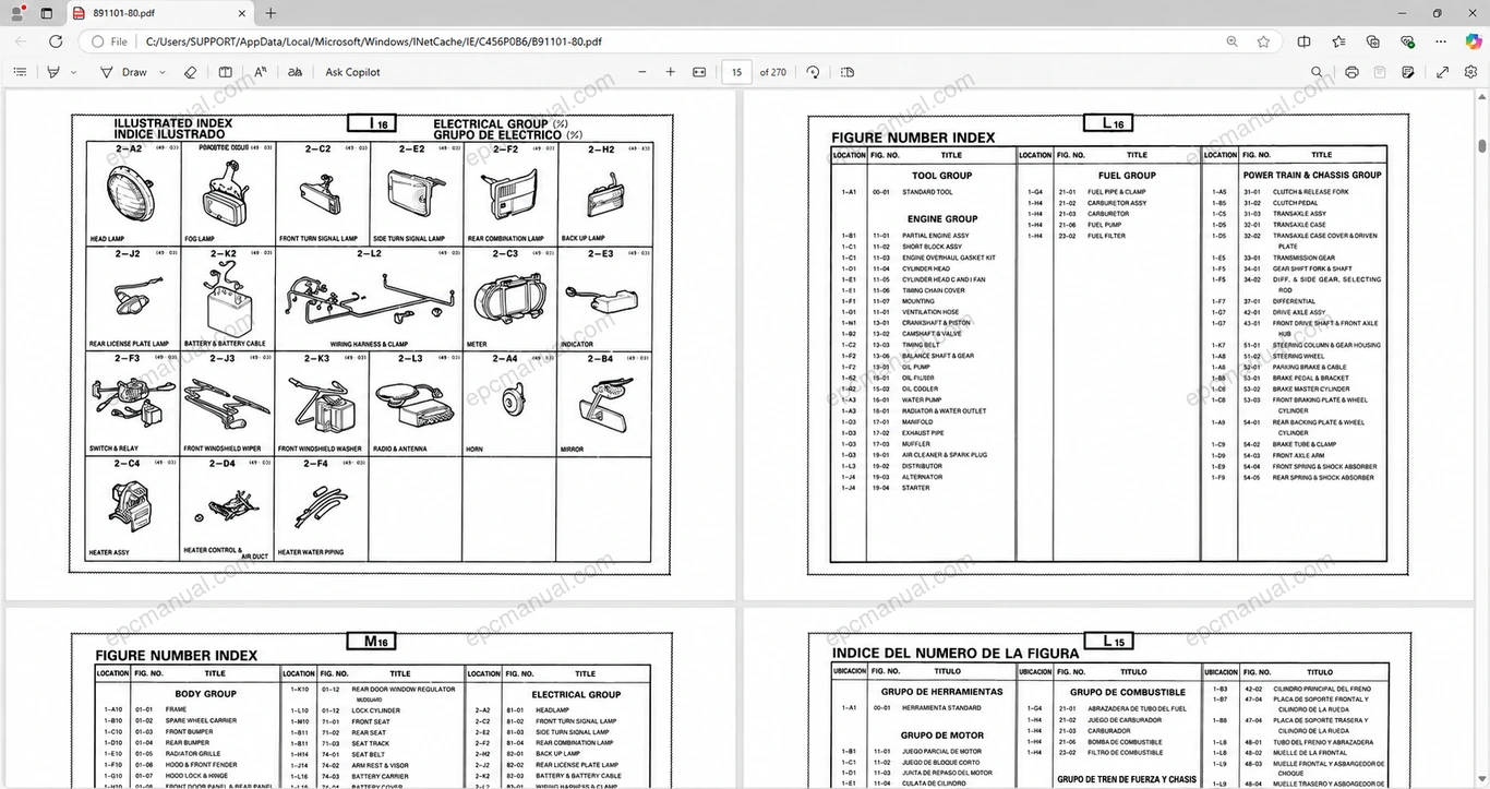 DAIHATSU PARTS CATALOG screenshot 13