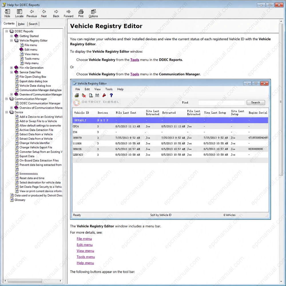 DETROIT DIESEL REPORTS 9.03 screenshot 3