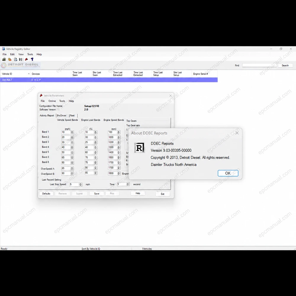 DETROIT DIESEL REPORTS 9.03 screenshot 7