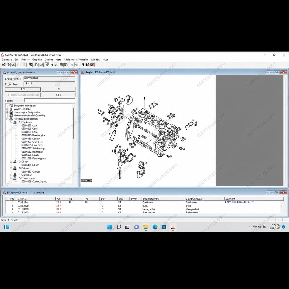 DEUTZ SERPIC 2012.01 screenshot 4