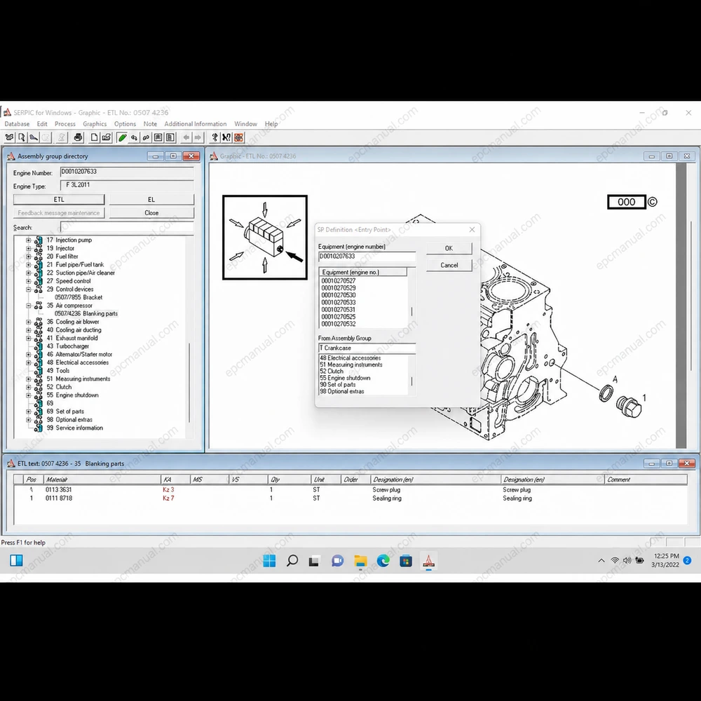 DEUTZ SERPIC 2012.01 screenshot 6