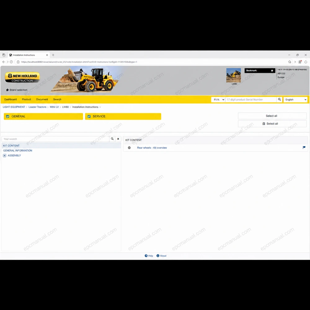 ETIM GO NEW HOLLAND CONSTRUCTION 8.18 screenshot 8